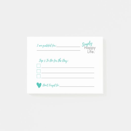 dagelijks bericht : bedankt post-it® notes (Voorkant)
