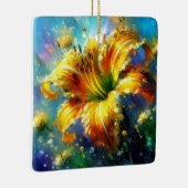 Dagelijks Bloemen Impressionistisch Schilderij Gee Keramisch Ornament (Rechts)