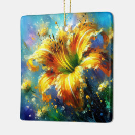 Dagelijks Bloemen Impressionistisch Schilderij Gee Keramisch Ornament
