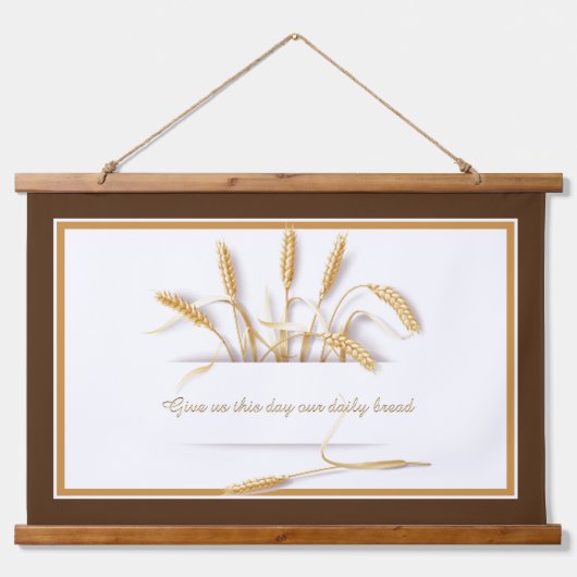 Dagelijks brood hangend wandkleed (Voorkant)