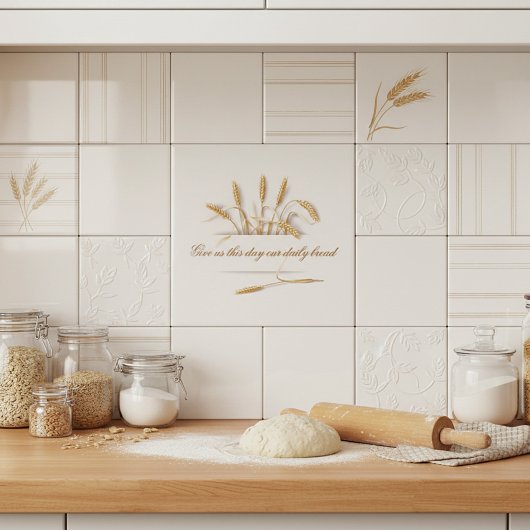 Dagelijks brood tegeltje