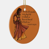 Dagelijks dansfeest keramisch ornament (Rechts)