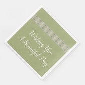 Dagelijks decoratief georiënteerd servet (Hoek)