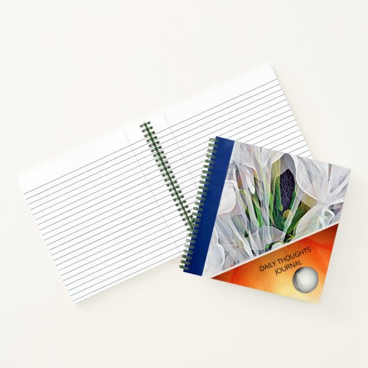 DAGELIJKS DOUGHTS-2 Journal Spiral Notitieboek. Notitieboek (Binnen)