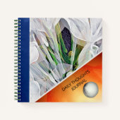 DAGELIJKS DOUGHTS-2 Journal Spiral Notitieboek. Notitieboek (Voorkant)