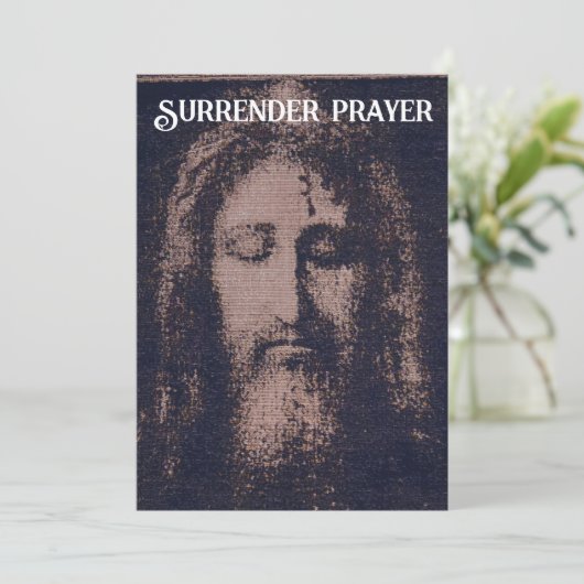 Dagelijks gebed van overgave kaart (Staand voorkant)