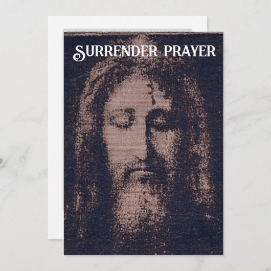 Dagelijks gebed van overgave kaart (Voorkant / Achterkant)