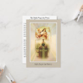 Dagelijks gebed voor priesters - St. Therese Kaart (Voorkant / Achterkant in situ)