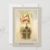 Dagelijks gebed voor priesters - St. Therese Kaart (Voorkant)