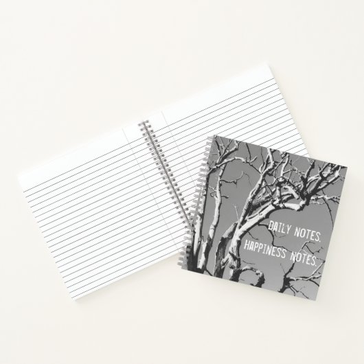 Dagelijks gedroogde bomen notitieboek (Binnen)