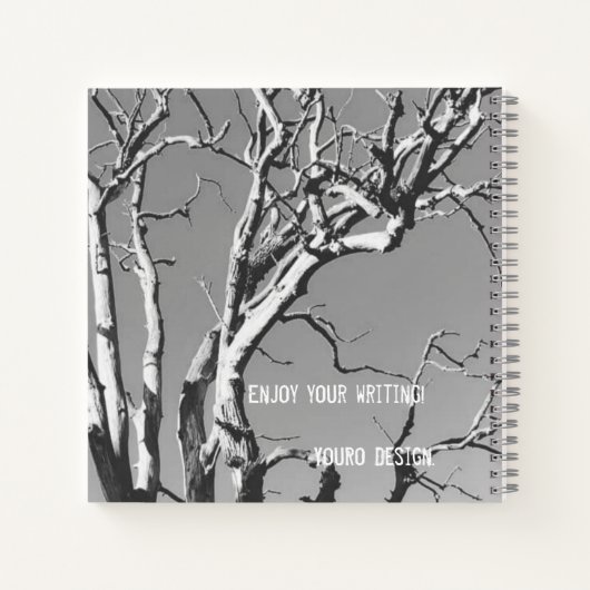 Dagelijks gedroogde bomen notitieboek (Achterkant)