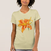 Dagelijks geschilderde bloemetjes Hemerocallis t-s T-shirt (Voorkant)