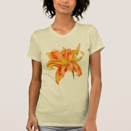 Dagelijks geschilderde bloemetjes Hemerocallis t-s T-shirt