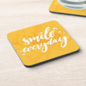 Dagelijks glimlachen drankjes onderzetter (Linkerzijde)