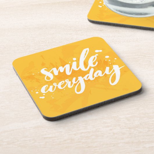 Dagelijks glimlachen drankjes onderzetter (Linkerzijde)