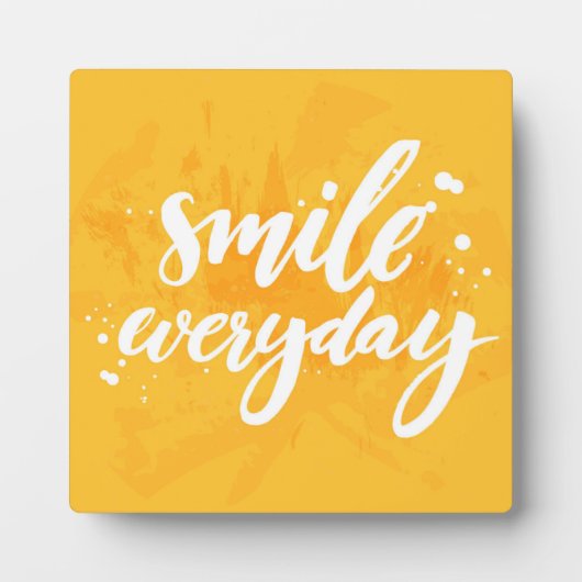 Dagelijks glimlachen fotoplaat (Voorkant)