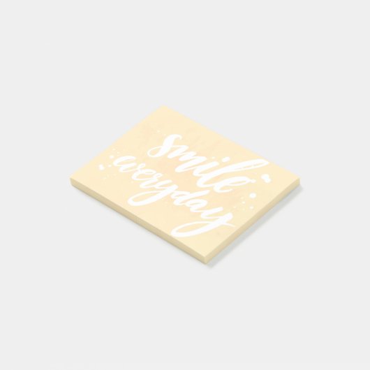 Dagelijks glimlachen post-it® notes (Schuin)