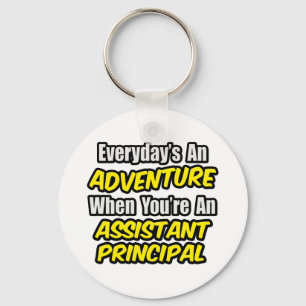 Dagelijks is een avontuur... Assistent-hoofd Sleutelhanger