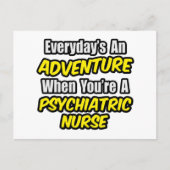 Dagelijks is een avontuur...poets zuster briefkaart (Voorkant)