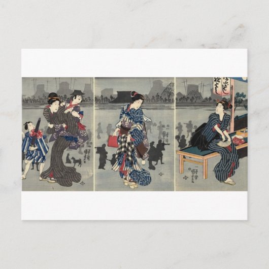 Dagelijks Japans leven ongeveer 1800 jaar Briefkaart (Voorkant)