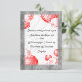 Dagelijks kerstgevoel kaart (Staand voorkant)