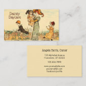 Dagelijks  kindermeisje visitekaartje (Voorkant / Achterkant)