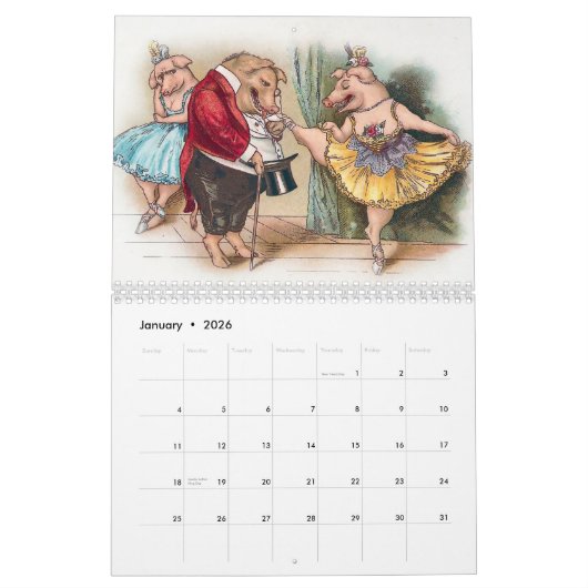 Dagelijks leven van dieren 2018 - 18 maanden kalender (Jan 2026)