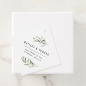 Dagelijks lintblad voor olijfboomgaarden met moder bedankjes labels (In situ)