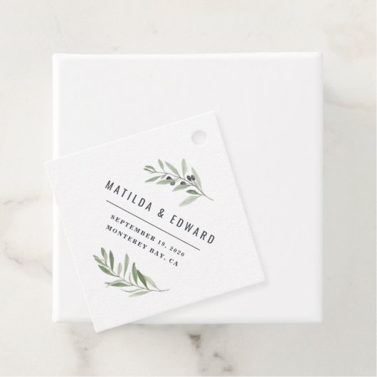 Dagelijks lintblad voor olijfboomgaarden met moder bedankjes labels (In situ)