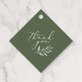 Dagelijks lintblad voor olijfboomgaarden met moder bedankjes labels (Achterkant)