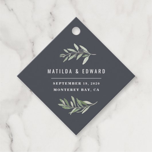 Dagelijks lintblad voor olijfboomgaarden met moder bedankjes labels (Voorkant)