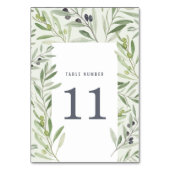 Dagelijks lintblad voor olijfboomgaarden met moder kaart (Achterkant)