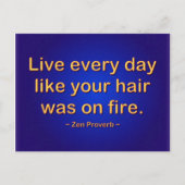 Dagelijks live briefkaart (Voorkant)