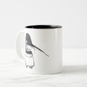 Dagelijks Monster 100 Tweekleurige Koffiemok (Voorkant links)