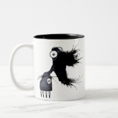 Dagelijks-Monster-41 Tweekleurige Koffiemok (Links)