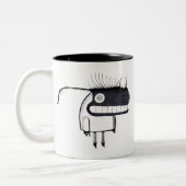 Dagelijks-Monster-91 Tweekleurige Koffiemok (Links)