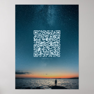 Dagelijks Motivatie QR-code Poster