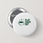 Dagelijks muziek afspelen ronde button 5,7 cm (Voorkant /achterkant)