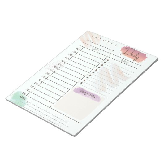 Dagelijks naar-doe Notitieblok (Schuin)