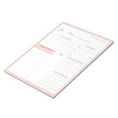 Dagelijks Notitieblok aanbieden -  (Schuin)