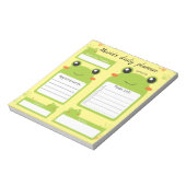 Dagelijks notitieblok kikkervisplant (Linkerzijde)