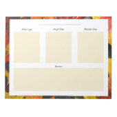 Dagelijks Notitieblok voor herfstplanning (Voorkant)