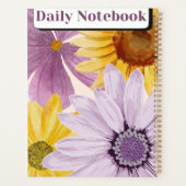 "Dagelijks Notitieboek" | Levendige Zonnebloem & P Planner (Achterkant)