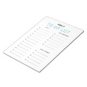 Dagelijks om lijst te doen notitieblok (Schuin)