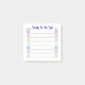 Dagelijks om plakkenNota's van de Lijst te doen Post-it® Notes (Voorkant)