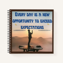 Dagelijks overschrijden: notitieboek
