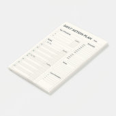 Dagelijks plan plaknotitieblok post-it® notes (Schuin)
