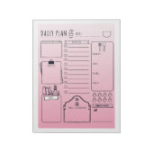 Dagelijks planner notitieblok (Linkerzijde)