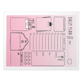 Dagelijks planner notitieblok