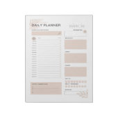 Dagelijks planner notitieblok (Linkerzijde)